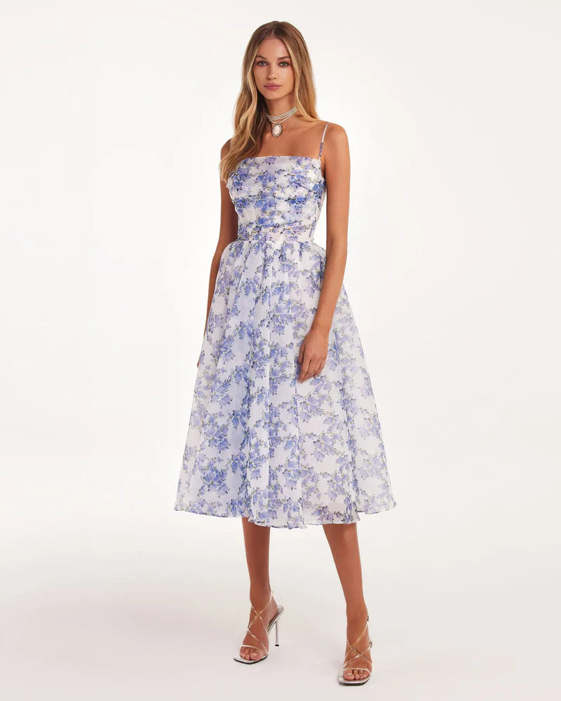 Alessia | Spaghetti Strap Midi Dress1