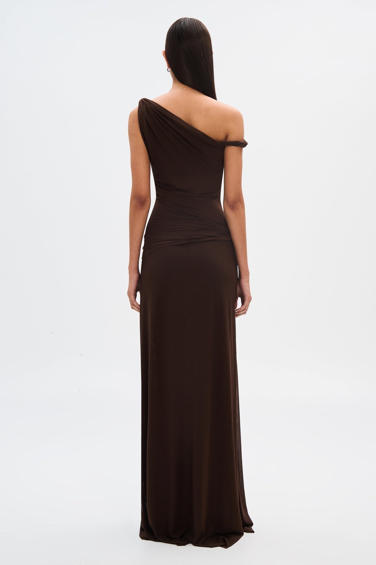 Amarisse | One-Shoulder Ruched Maxi Dress