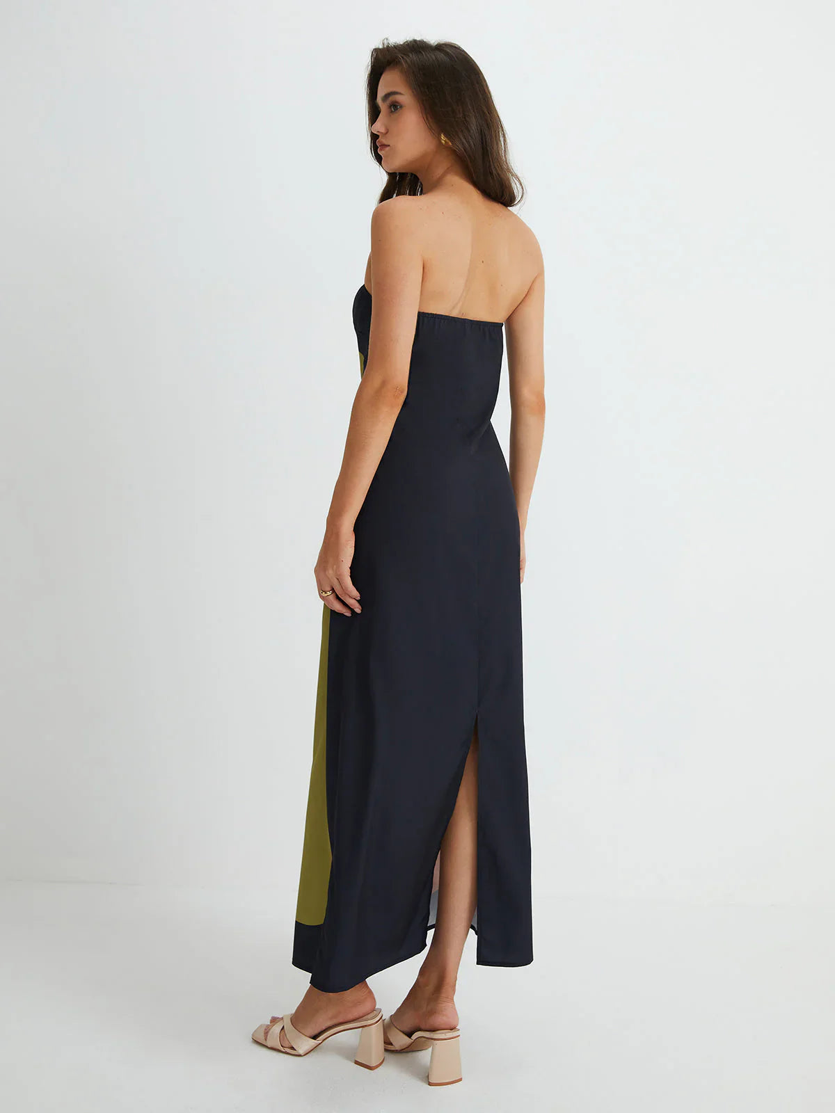 Amarisse | Strapless Floral Summer Maxi Dress